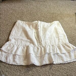 Old Navy White Bubble Mini Skirt